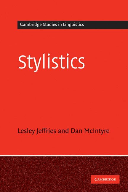 Stylistics is the linguistic study of style in language. It aims to account for how texts project meaning, how readers construct meaning and why readers respond to texts in the way that they do. This book is an introduction to stylistics that locates it firmly within the traditions of linguistics. Organised to reflect the historical development of stylistics from its origins in Russian formalism, the book covers key principles such as foregrounding theory, as well as more recent developments in Stylistics Linguistics, Literary Text, Cambridge University Press, Language Study, Undergraduate, Paperback Books, Book Covers, How To Know, Texts