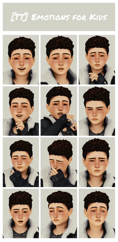 Sims4 Emotion Pose, Sims 4 Emotions Poses, Sims 4 Emotion Poses, Sims 4 Kid Poses, Child Poses Sims 4, Sims 4 Kids Poses, Sims 4 Child Poses, Emotions For Kids, Sims4 Poses