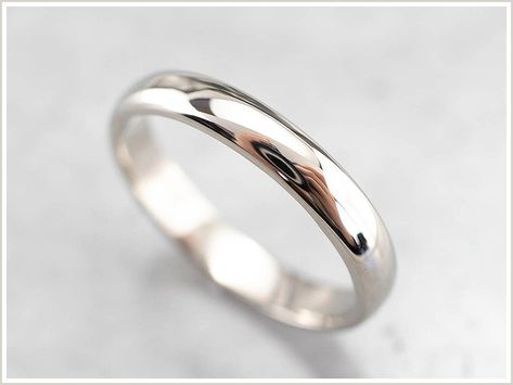 Wedding Bands - Feel like you're wasting your time looking? Visit to get what you want from one of the worlds largest online store! Take action IMMEDIATELY! Simple Male Wedding Bands, White Gold Band Ring, Simple Wedding Bands For Men, Simple Wedding Band Men, Mens Wedding Bands Simple, White Gold Wedding Rings Men, Simple Wedding Rings Band, Simple White Gold Wedding Band, Man Wedding Ring Silver