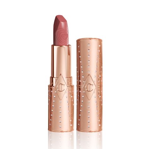 Peachy Pink Lipstick, Charlotte Tilbury Looks, Magic Lipstick, Nude Pink Lipstick, School Preppy, Revolution Lipstick, Charlotte Tilbury Matte Revolution, Look Of Love, Red Carpet Beauty