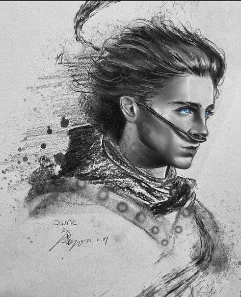 Paul Atreides | Timothée Chalamet | Dune movie '21 fanart Paul Atreides Drawing, Dune Sketch, Paul Atreides Fanart, Human Sketches, Dune Characters, Dune Movie, Human Sketch, Draw Pencil, Dune Art