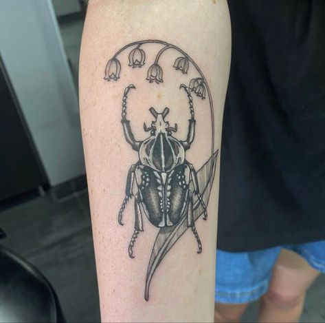 Goliath Beetle Tattoo, Beetle Tattoo Design, Skin Doodles, Insect Painting, Sick Tattoos, Goliath Beetle, Interesting Tattoos, Beetle Tattoo, Tattoo Time