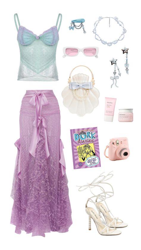 mermaid mermaidcore siren sirencore beach summer fit + one of my fav books of all time 🫶✨ Classy Halloween Costumes, Fav Books, Mermaid Outfit, Pretty Prom Dresses, Vibe Clothes, Mermaid Fashion, Kawaii Clothes, Summer Fashion Outfits, Beach Summer