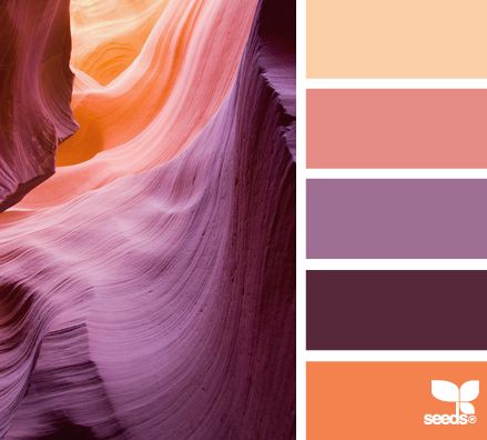 Purple Orange Color Scheme, Plum And Coral Wedding, Peach And Plum Color Palette, Purple Peach Color Palette, Color Palette Spiritual, Lavender Orange Color Palette, Pink Peach Orange Color Palette, Peach Color Palette Colour Schemes, Lavender Color Palette Colour Schemes