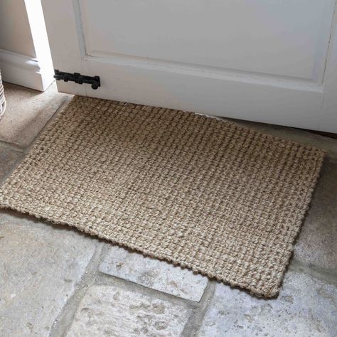 Jute Mats, Jute Doormat, Hall Flooring, Woven Baskets Storage, British Countryside, Boot Room, Back Doors, Natural Jute, Umbrella Stand