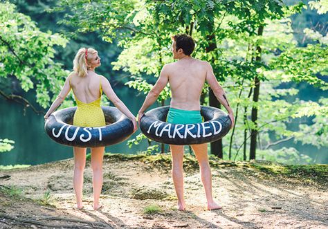 River Tubes, Summer Camp Wedding, Pool Wedding, Summer Wedding Outdoor, Camp Wedding, Lakeside Wedding, Jackson 5, Lake Wedding, Ohio Wedding