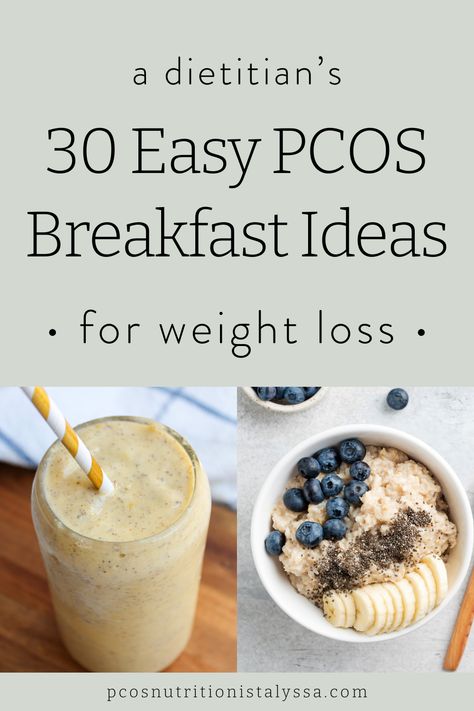 Need a new go-to PCOS breakfast? I've got you covered with 30 delicious and easy meal ideas. From eggs and omelets to smoothies to oatmeal and overnight oats...and so many more! There's something for everyone. Grab the PCOS breakfast ideas here! Easy Meal Ideas, Overnight Oats, Warning Signs, Meal Ideas, Breakfast Ideas, Oats, Smoothie, Oatmeal, For Everyone