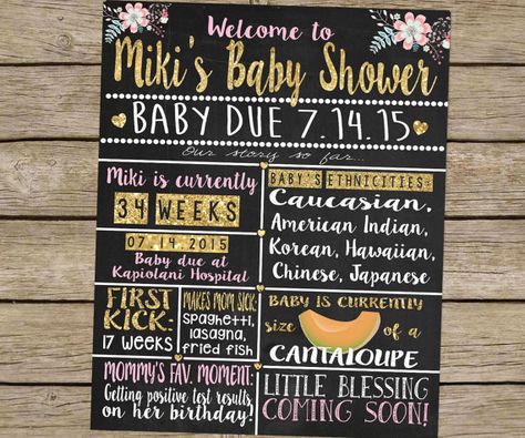 BABY SHOWER Chalkboard  Welcome To Baby by CustomChalkPosters Baby Shower Chalkboard, Our Love Story, Honeymoon Locations, Chalkboard Style, Gift Printable, Birthday Chalkboard, Chalkboard Wedding, Future Wedding Plans, Chalkboard Sign