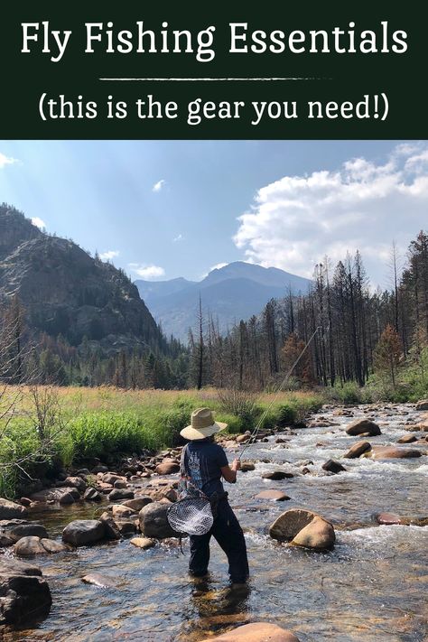 Taking up fly fishing? Here are some essential items and gear you should have for your first few times on the water. Check out my recommendations as a newbie angler! Women Fly Fishing, Fishing Essentials, Types Of Sunglasses, Fly Fishing Net, Orvis Fly Fishing, Fishing Boots, Fishing Shop, Fly Fishing Gear, Fishing Guide