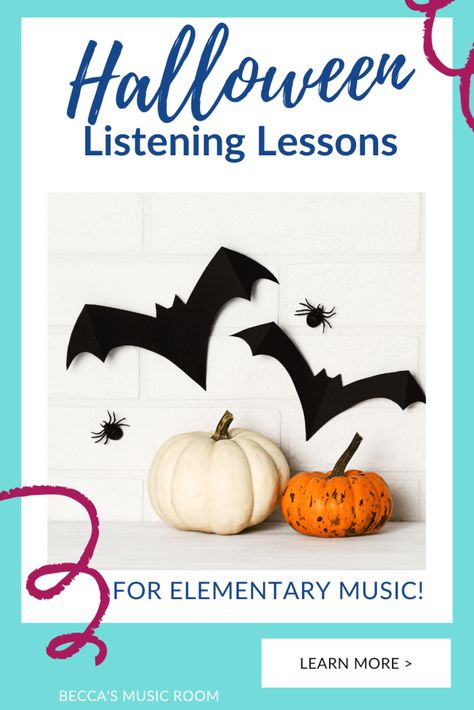 Halloween Music Class, Halloween Music Lessons, Music Lesson Plans, Halloween Music, Elementary Music Classroom, Abc 123, Music Class, Elementary Music, Music Classroom