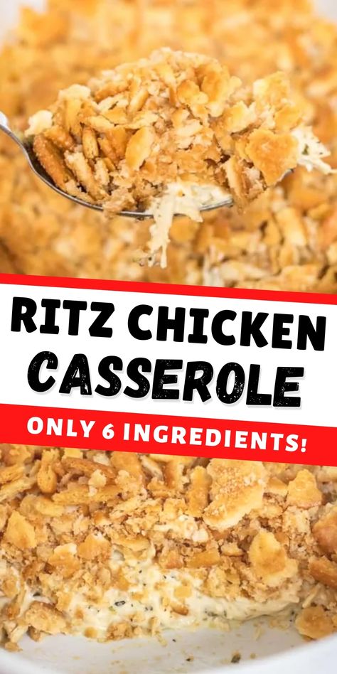 Chicken On The Ritz Recipe, Ritz Cracker Topping Recipe, Chicken With Ritz Crackers Casserole, Easy Ritz Cracker Chicken Casserole, Chicken And Ritz Cracker Recipe, Ritz Cracker Chicken Casserole Recipes, Chicken Tender Casserole Easy Recipes, Hotdishes Recipes, Chicken With Ritz Crackers Baked