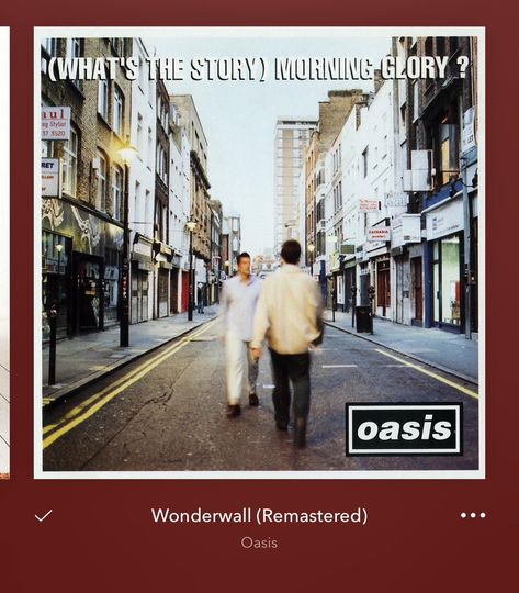 Cuz why not?!? Oldie but goodie! #Wonderwall Don't Look Back In Anger, Oasis Album, Wonderwall Oasis, Oasis Live, Champagne Supernova, Roskilde Festival, Oasis Band, Look Back In Anger, 6 July