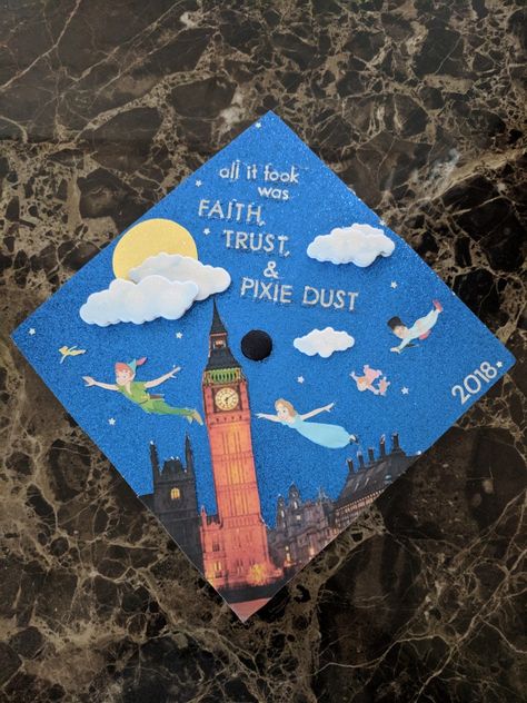 Disney College Program Graduation Cap, Tinkerbell Grad Cap, Disney Nursing Graduation Cap, High School Graduation Cap Designs Disney, Disney Princess Graduation Cap, Graduation Cap Decoration Disney, Song Lyric Graduation Cap, Graduation Caps Disney, Disney Graduation Cap Designs