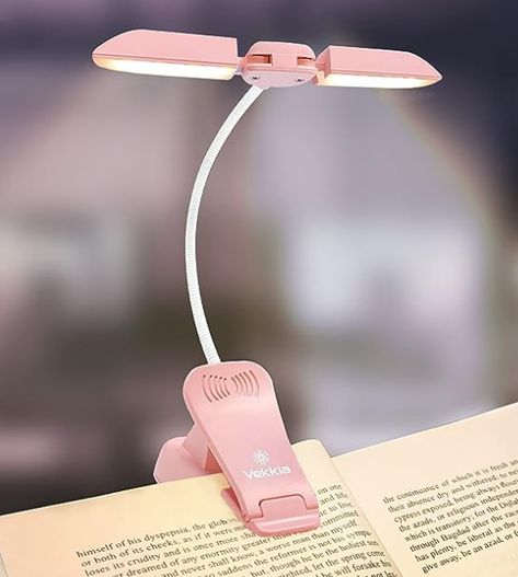 Book Light Clip, Reading At Night, Book Lamp, Led Reading Light, Umbrella Lights, Book Light, Pillar Lights, Light Clips, Outdoor Pendant Lights