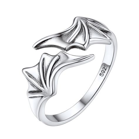 PRICES MAY VARY. 💖Evil Wings Wrap Rings: A beautiful sterling silver open wrap ring with high quality delicate bat wings design. Cute and delicate animal elements, comfort fit, little accessory makes your dress distinctive. 💖Demon Bat Wing Rings: The bat wing fitting finger design, it's made of S925 sterling silver, dome polished, exquisite craftsmanship, hypoallergenic, polished, comfort fit. Lightweight and safe, suitable for any occasion. 💖Adjustable Size: Rings size range can be adjusted Wing Rings, Evil Wings, Imp Oc, Wings Band, Bat Ring, Finger Design, Ring Inspo, Silver Angel Wings, Fingers Design