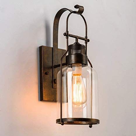 Extra and Decorative Illumination in Your Home through Wall Sconce - Decorifusta Antique Wall Lights, Wall Sconces Living Room, Sconces Living Room, Rustic Light Fixtures, Vintage Wall Sconces, Metal Wall Light, Rustic Wall Sconces, Wall Sconces Bedroom, Wall Mounted Lamps