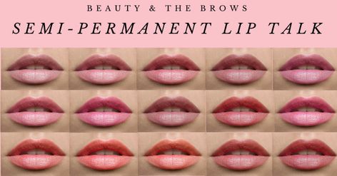 Tatto Lips, Lip Tattoo Lipstick, Lip Color Tattoo, Lip Liner Tattoo, Best Lip Stain, Permanent Lipstick, Tattoo Shading, Bold Lip Color, Natural Lip Colors