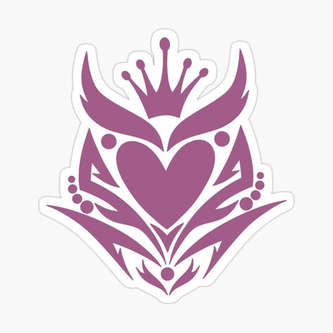 Get my art printed on awesome products. Support me at Redbubble #RBandME: https://www.redbubble.com/i/sticker/Stolas-Logo-by-elenatsuya/161742583.EJUG5?asc=u Stolas Makeup, Owl Demon, Helluva Boss Sticker, Bard Character, Boss Tattoo, Royal Logo, Sigil Tattoo, Anime Pic, Print Design Art