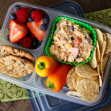 Southwest Chicken Salad Bento Box Mexican Cornbread Salad, Lunch Ideas For Teens, Salad Bento, Bento Box Recipes, Southwest Chicken Salad, Seven Layer Salad, Southwest Chicken, School Lunch Ideas, Layered Salad