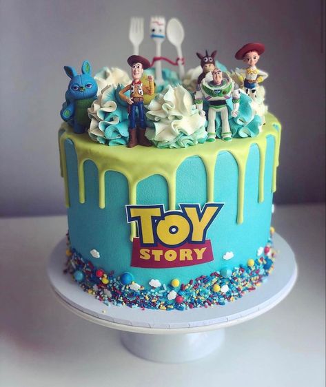 Minecraft Toy, Toy Story Birthday Cake, Toy Story Theme, 5th Birthday Party Ideas, 4th Birthday Cakes, Toy Story Cakes, 3rd Birthday Cakes, Summer Baking