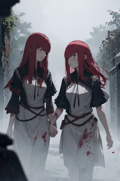 Devola And Popola, Nier Replicant, 2b Nier Autómata, Nier Automata, Twins, Character Design, Anime, Art