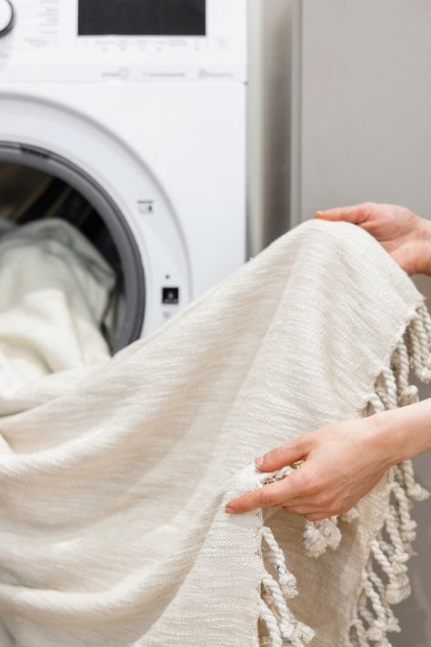 Why Do My Clothes Have Dark Spots After Washing? | Better Homes and Gardens Laundry Aesthetic Photography, Fabric Softener Stains, Washing White Clothes, Wrinkled Clothes, Laundry Stains, Cleaning Curtains, Product Shoot, Ideas Para Organizar, Cleaning Motivation