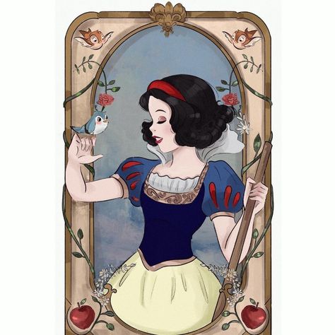 Sketches Procreate, Arts Doodle, Deco Disney, Disney Movie Art, Disney Princess Artwork, Snow White Disney, Cute Disney Pictures, Princess Drawings, Sketch Artist