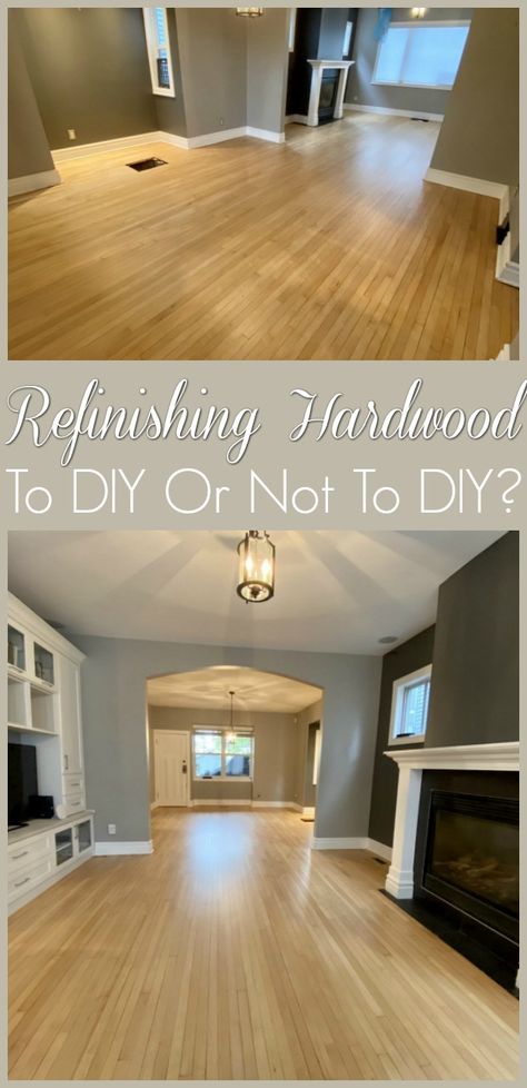 To DIY or Not To DIY? Refinishing Hardwood Floors - Kari Skelton Refinished Old Hardwood Floors, Refinishing Floors Before And After, Oak Floor Refinishing Before And After, Refinished Hardwood Floors Before After, Diy Hardwood Floor Refinishing, Diy Hardwood Floors, Old Wood Floors, Fixer Upper House, Floor Makeover