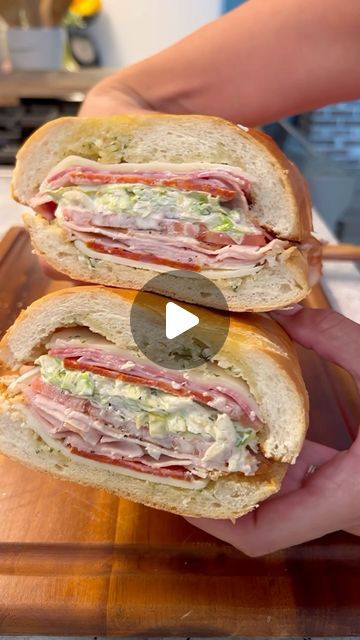 britscookin’ on Instagram: "Grinder Sandwich! Have you made this yet?? #sandwich #grinder #easyrecipeideas #weeknightdinner #30minutemeals"