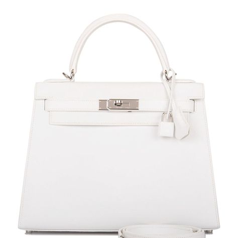 White Hermes Kelly, White Hermes Bag, White Kelly Bag, White Birkin Bag, Hermes Bags Kelly, White Birkin, Brandname Bag, University Bag, Hermes Kelly Bag