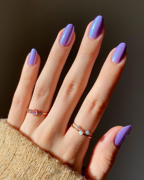 Bright Summer Nails Designs, Pink Summer Nails, Summer Nail Ideas, Summer Nails Beach, Lilac Nails, Bright Summer Nails, Purple Nail Polish, Purple Nail Designs, Lavender Nails