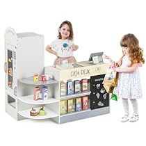 Kids Grocery Store, Pretend Grocery Store, Kids Chalkboard, Christmas Presents For Her, Food Accessories, Cash Register, Gift For Boys, Toddler Play, Kids Kitchen