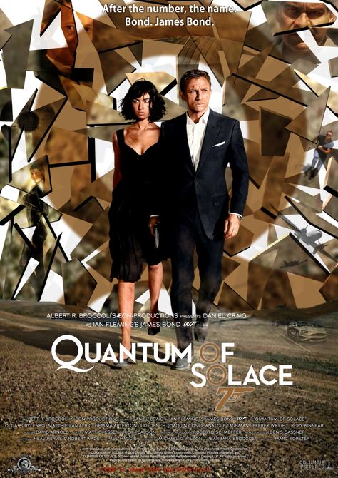 'Quantum of Solace' - Poster 21 Rory Kinnear, Quantum Of Solace, James Bond Movie Posters, Licence To Kill, Jeffrey Wright, Olga Kurylenko, 007 James Bond, Ian Fleming, James Bond Movies