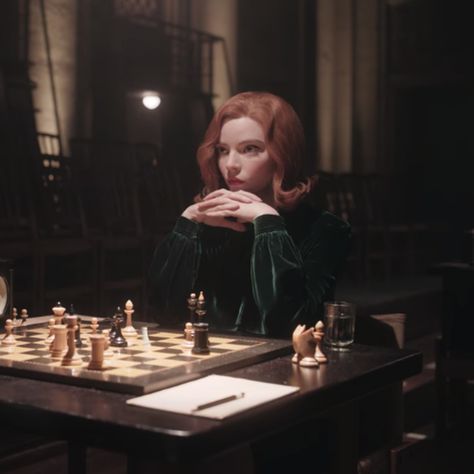 The Queen's Gambit Aesthetic, The Queens Gambit Outfits, Queens Gambit Outfits, The Queen's Gambit Beth, Queen's Gambit Aesthetic, Slytherin Outfit, Beth Harmon, Queens Gambit, Chess Queen