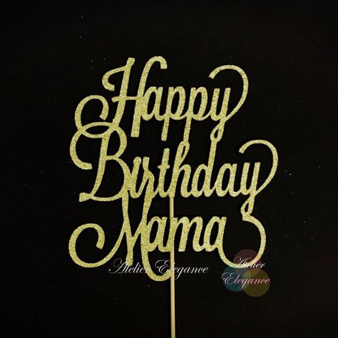 Excited to share this item from my #etsy shop: Happy Birthday Mama Cake Topper, Mother's Birthday Cake Topper, Mother Birthday Party Decor, Mom Birthday Party, Mother Birthday Cake Topper Happy Birthday Mama Topper, Happy Birthday Mama Cake, Happy Birthday Mamu, Mom Birthday Party, Mama Cake, Mother Birthday Cake, Happy 41st Birthday, Birthday Mama, Cone Cake