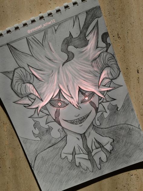 Anime Sketch Black Clover, Black Clover Sketch, Black Clover Drawing, Naruto Sketch Drawing, Itachi Uchiha Art, Animal Illustration Art, Naruto Sketch, Best Anime Drawings, Black Clover Manga