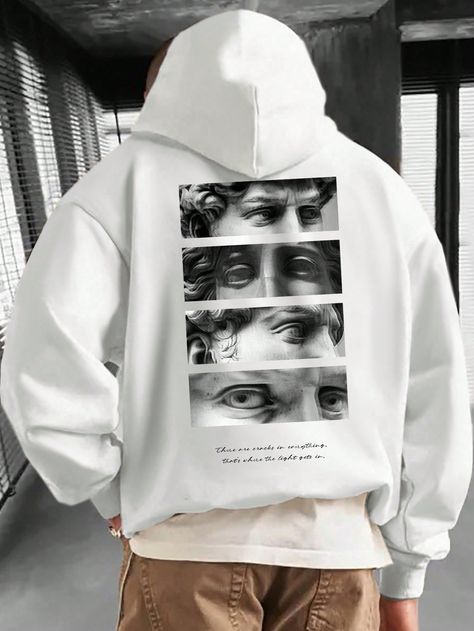 Hoodies Men Aesthetic, Aesthetic Tshirts, Hoodies Ideas, Best Hoodies For Men, Prints Ideas, Off White Hoodie, Men Aesthetic, Long Sleeve Outfits, Men Hoodies