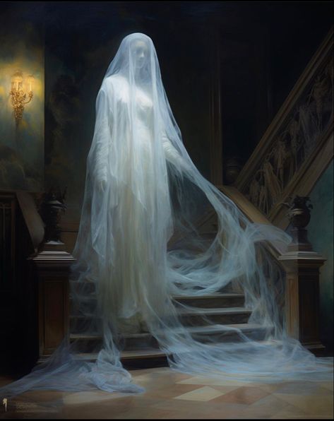 Phantom Painting, Eerie Photography, Drape Veil, Office Reception Design, Candle In The Dark, Gothic Photography, Haunted Hotel, Gothic Fantasy Art, Ghost Photos