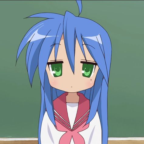 Izumi Lucky Star, Konata Izumi, Lucky Star, Discord Server, An Anime, Anime Character, Anime, Blue