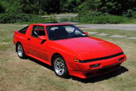 1987 Mitsubishi Starion ESI-R Conquest for sale - Mitsubishi Starion Conquest 1987 for sale in Smithtown, New York, United States Mitsubishi Starion, Chrysler Conquest, Red Engine, Hatchback Cars, Mitsubishi Cars, Mitsubishi Motors, Old School Cars, Pretty Cars