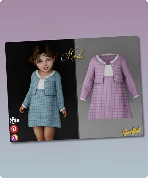 Cute dress outfit for toddlers. Filesize: 14 MB #sims4cc #sims4 #dress #clothing #female_clothing #cute Ts4 Cc Toddler Clothes, Sims4 Cc Kids Clothing, Sims 4 Cc Toddler Clothes, Skirt Sims 4 Cc, Skirt Sims 4, Ts4 Kids, Toddler Formal Dresses, Sims 4 Toddler Clothes, Sims 4 Cc Download