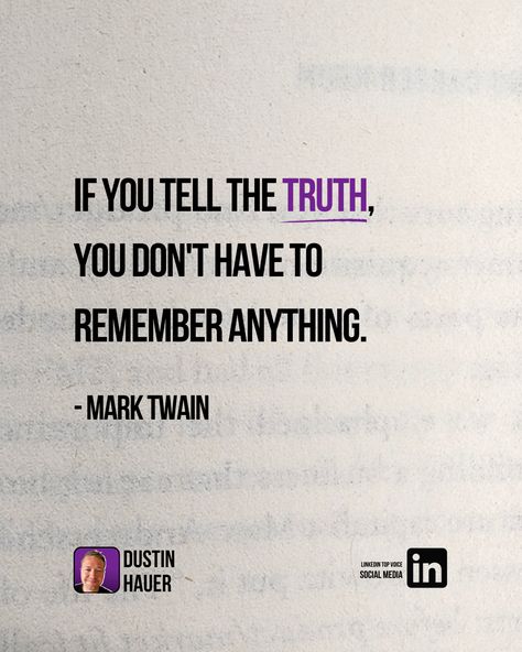 Honesty is the best policy.

It's not always easy but you'll be respected for it.

And it makes things easier 
for everyone else. Importance Of Honesty, Honesty Is The Best Policy, Lee Miller, Cute Texts, Tell The Truth, Everyone Else, Quotes To Live By, For Everyone, Texts