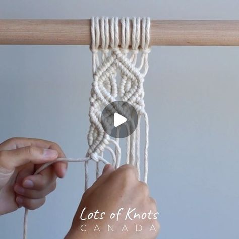 Mini Wall Hanging, Half Hitch Knot, Mini Wall, November 9, Macrame Tutorial, Macrame Art, Macrame Diy, Happy Saturday, Intricate Design