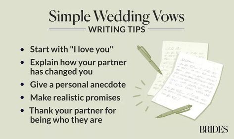 How to Write Simple Wedding Vows Simple Vows, Vows Template, Simple Wedding Vows, Write Your Own Wedding Vows, Wedding Vows Template, Vow Examples, Writing Your Own Vows, Writing Templates, Just A Game