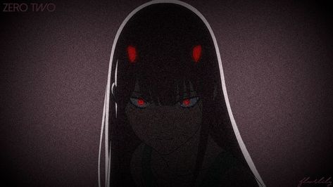 Zero Two with dark aesthetic wallpaper for PC/Desktop. (Darling In The Franxx) Wallpaper Zero Two Aesthetic Dark, Zero Two Desktop Wallpaper, Dark Aesthetic Wallpaper For Pc, Wallpaper Pc 4k, Two Wallpaper, Wallpaper For Pc, Wallpaper Dark, Desktop Wallpapers Backgrounds, Art Wallpaper Iphone