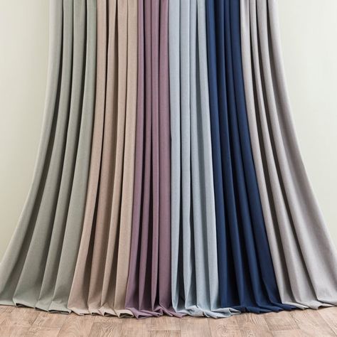 Libra Washable Blackout Pencil Pleat Curtains Sage Curtains, Natural Curtains, Pencil Pleat Curtains, Pleat Curtains, Curtain Sizes, Herringbone Design, Blue Curtains, Grey Curtains, Kitchen Utilities