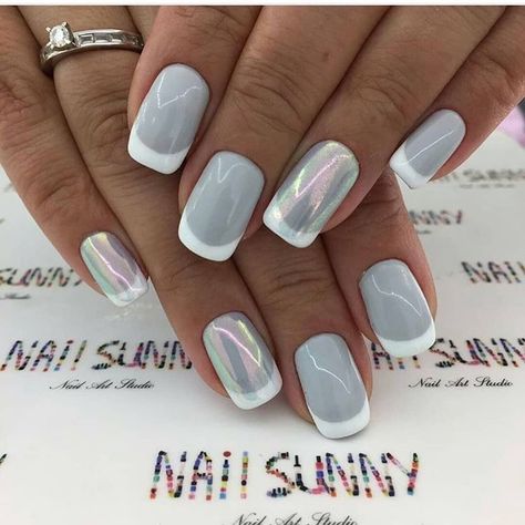 Grey Gel Nails, Amazing Nail Art Designs, Amazing Nail Art, Ring Finger Nails, Summer Acrylic, Pedicure Designs, Her Nails, Gray Nails, Super Nails