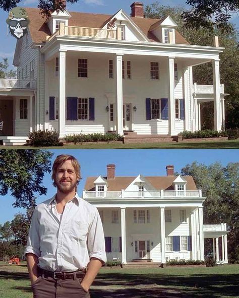 The Notebook Movie House, The Notebook House Bloxburg, The Notebook House, Notebook House, Movie Houses, Anniversary Book, Cat Phone Wallpaper, Anniversary Books, Famous Houses