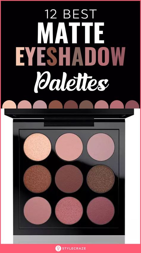 Best Matte Eye Shadow, The Best Eyeshadow Palettes, Mauve Eyeshadow Looks Brown Eyes, Mauve Eyeshadow Looks, Matte Eyeshadow Looks, Best Matte Eyeshadow Palette, Best Eyeshadow Pallets, Eyeshadow Palette Looks, Mauve Matte Lipstick