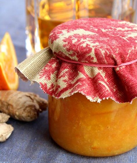 homemade food Gift ideas Ginger Marmalade Recipe, Orange Jam Recipes, Canning Preserves, Ginger Marmalade, Orange Marmalade Recipe, Marmalade Jam, Ginger Jam, Orange Jam, Marmalade Recipe